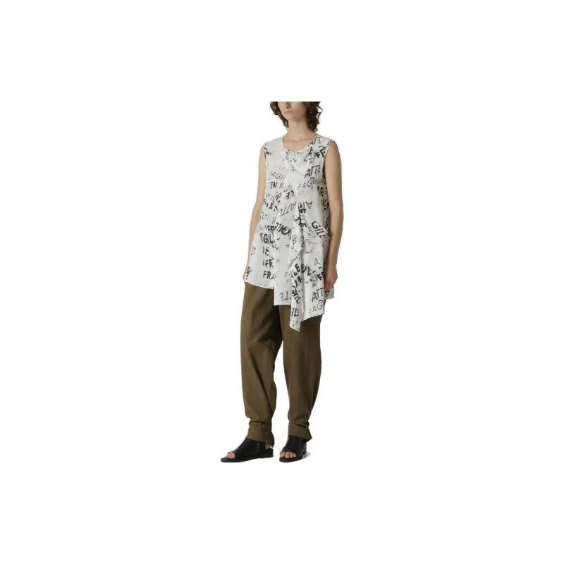 Yohji Yamamoto Tank Tops Women's White-2