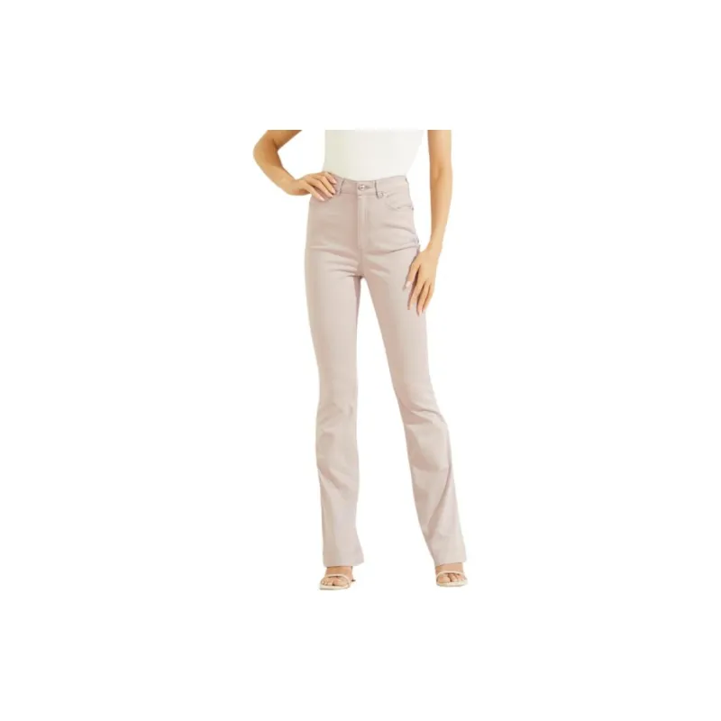 GUESS Satin Pop '70s Flared Jeans Jeans Women's Pink-1
