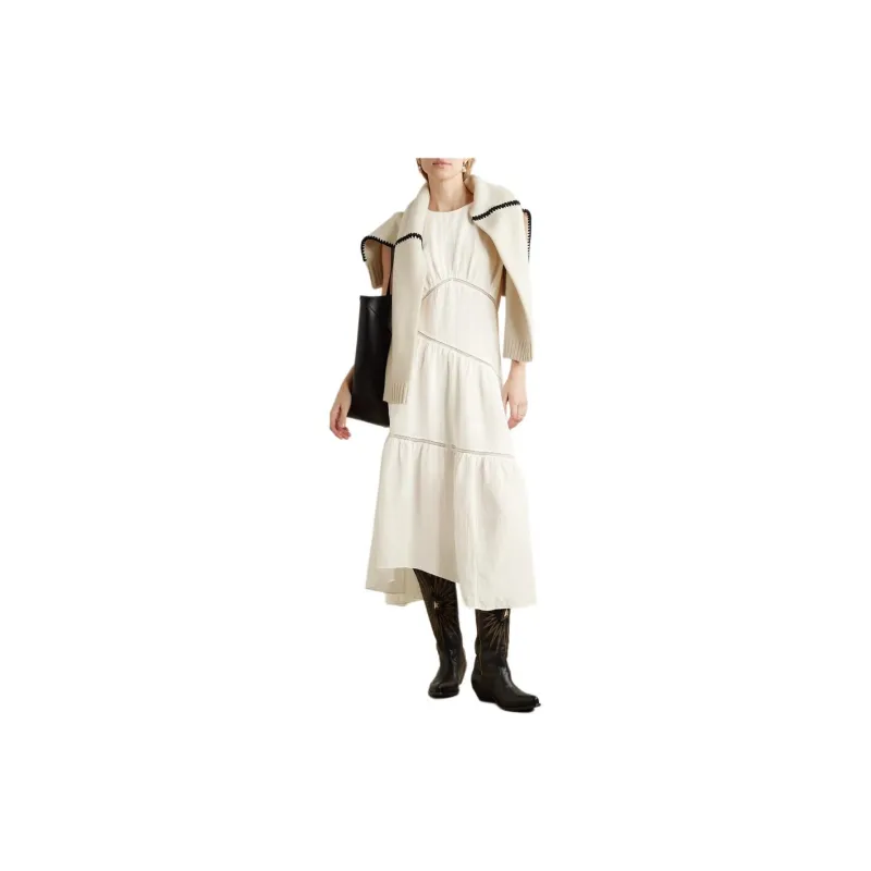FRAME SS24 Sleeveless Dress Women's White-1