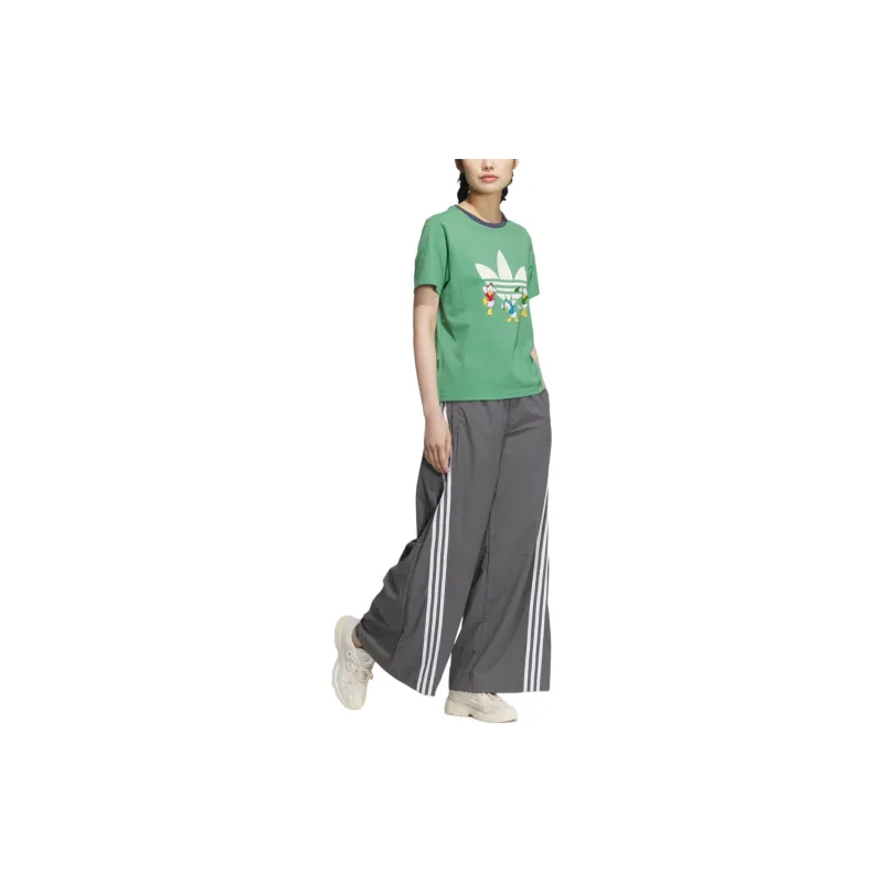 adidas X Disney Women'ss Print Sporty Short-Sleeve T-Shirt Green-3