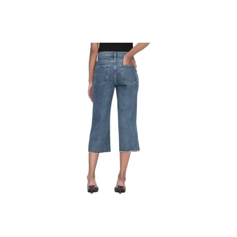 FRAME Easy Capri High-rise Cropped Jeans-2