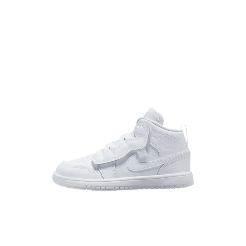 Jordan 1 Mid ALT PS Triple White-0