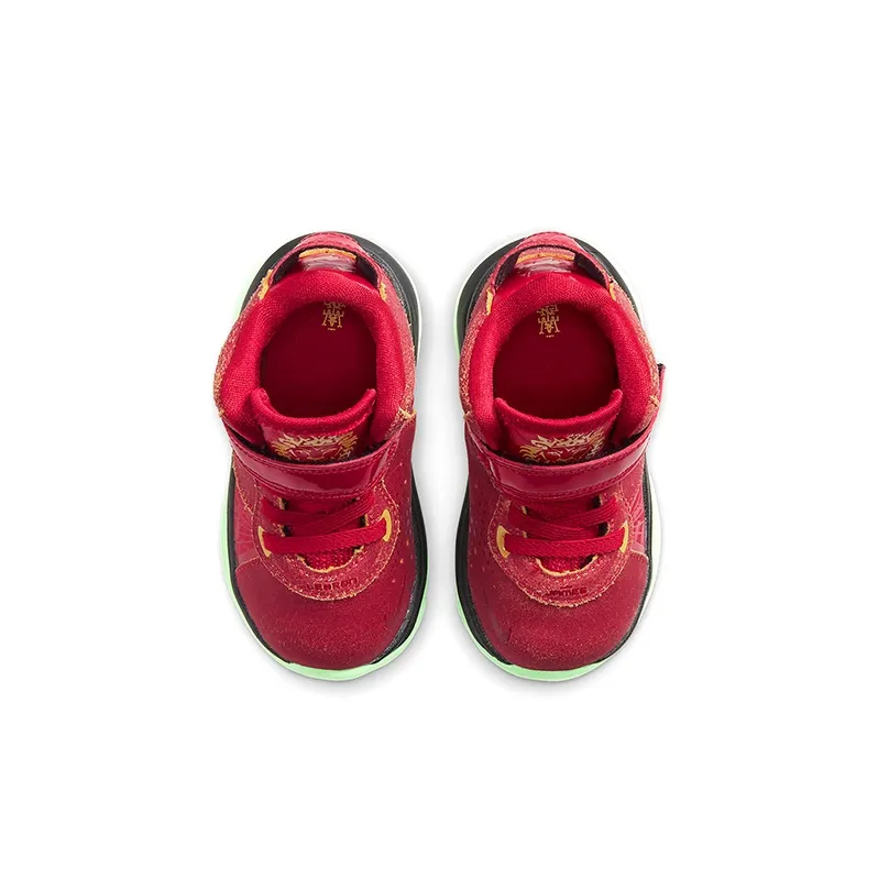 Nike Lebron 8 'Empire Jade' Forbidden City High-Top Basketball Shoes Black Red Infant And Toddler-3