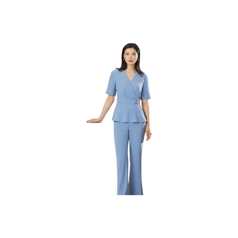 BBLLUUEE Casual Suit Women's Set Moonlight Blue-3