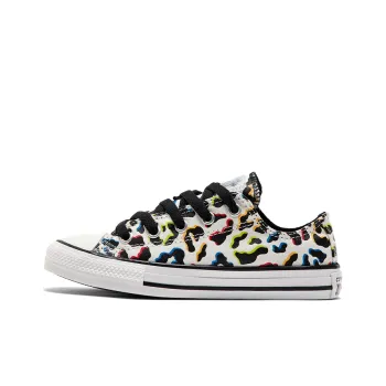 Converse Chuck Taylor All Star Anti-Slip Wear-Resistant Low-Top Canvas Shoes Black Teenagers