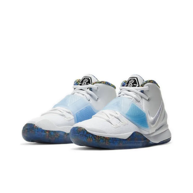 Nike Kyrie 6 White Sapphire Crimson GS-2