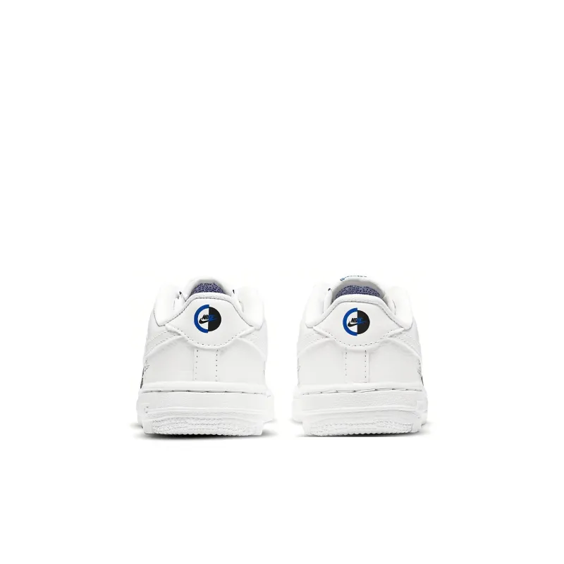 Nike Air Force 1 LV8 Anti Slip Wear Resistant Low Top Skateboard Shoes White Infant And Toddler-4