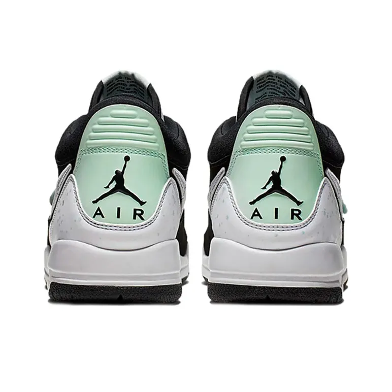 Jordan Legacy 312 Low Black White Teal Tint GS-3