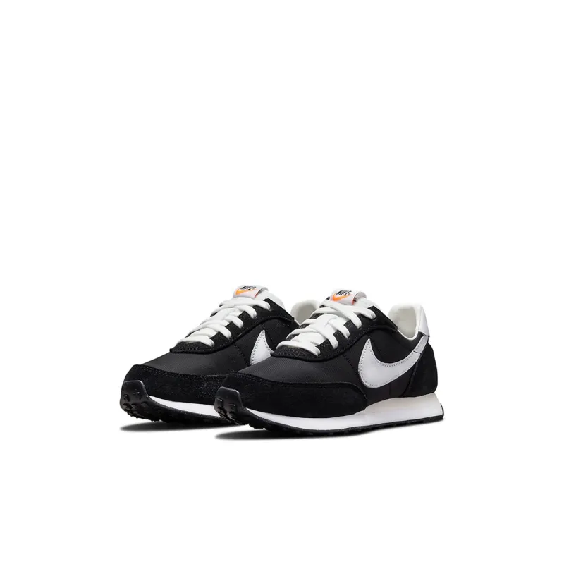 Nike Waffle Trainer 2 Sports Casual Shoes Black White Children Aged 3 7 Years Old-2