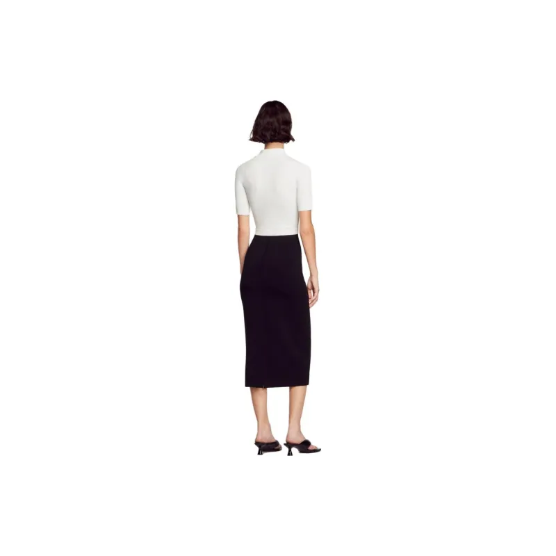 Sandro Hybrid Polo Dress-1