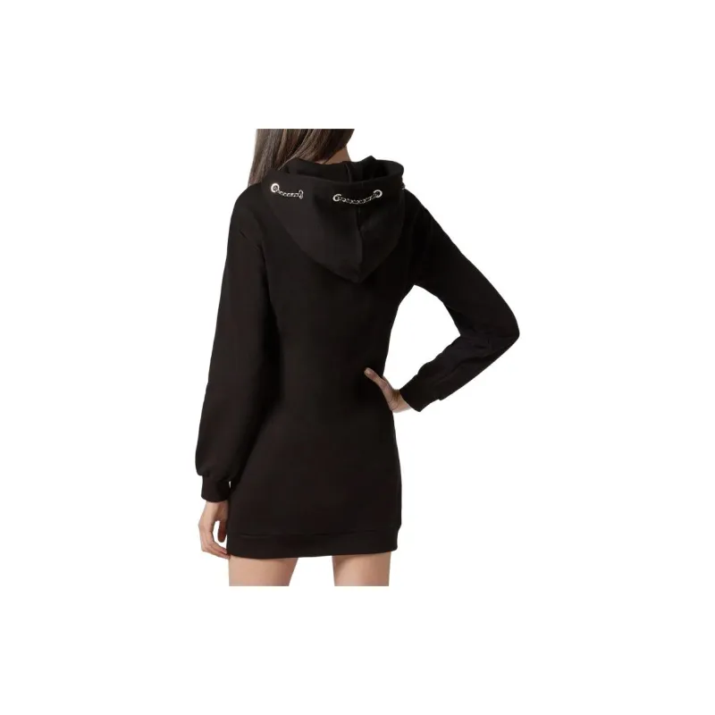 PHILIPP PLEIN Long Sleeved Dresses Women's Black-2