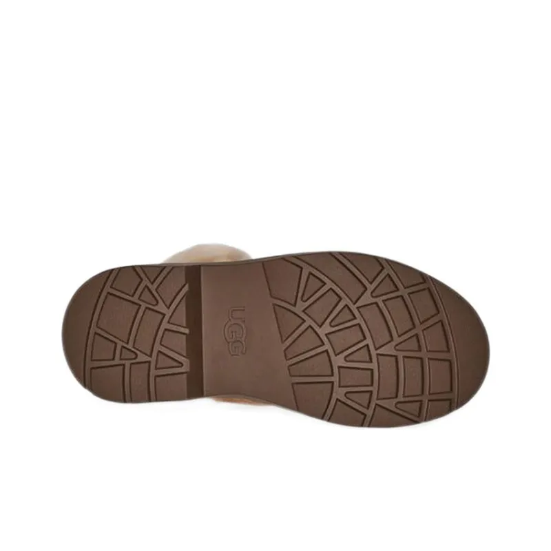 UGG Azell Hiker Weather Short Snow Boots Chestnut Teenagers-5