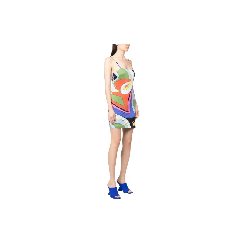 MOSCHINO Slip Dresses Women's Multicolor-2