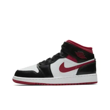 Jordan Kids Air Jordan 1 Mid 'Metallic Red' Sneakers