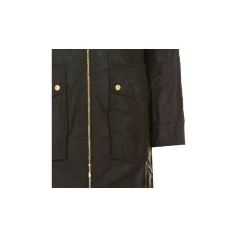 BARBOUR Trench Coats Women's Black-4
