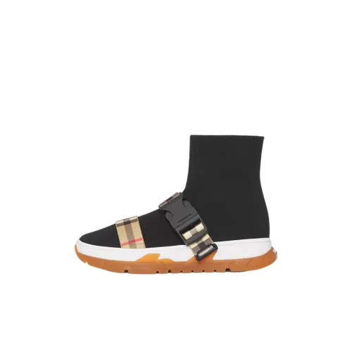 Burberry Kids Stretch-knit Sock Sneakers