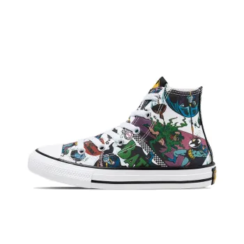 Batman x Converse Chuck Taylor All Star High Top High Top Casual Canvas Shoes Multicolor Teenagers