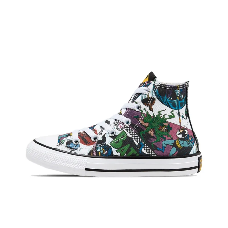 Batman x Converse Chuck Taylor All Star High Top High Top Casual Canvas Shoes Multicolor Teenagers-0
