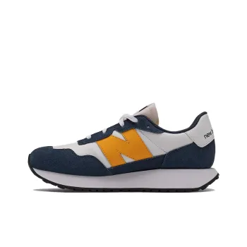 New Balance NB 237 Slip Resistant Cushioning Abrasion Resistant Low Top Kids Lifestyle Shoes Blue Yellow Teenagers