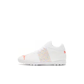 PUMA FUTURE Z 4.1 Future Tt Slip Resistant Cushioning Wear Resistant Lightweight Low Top Soccer Shoes White Kids'