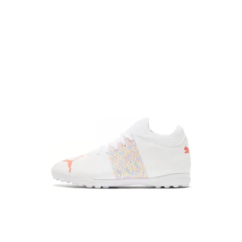 PUMA FUTURE Z 4.1 Future Tt Slip Resistant Cushioning Abrasion Resistant Lightweight Low Top Soccer Shoes White Kids'-0
