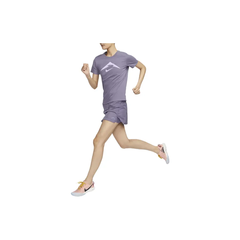 Nike T Shirt Women's Daybreak Purple-2