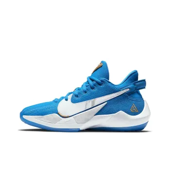 Nike Freak 2 'Signal Blue' Low Top Basketball Shoes White Blue Teenagers