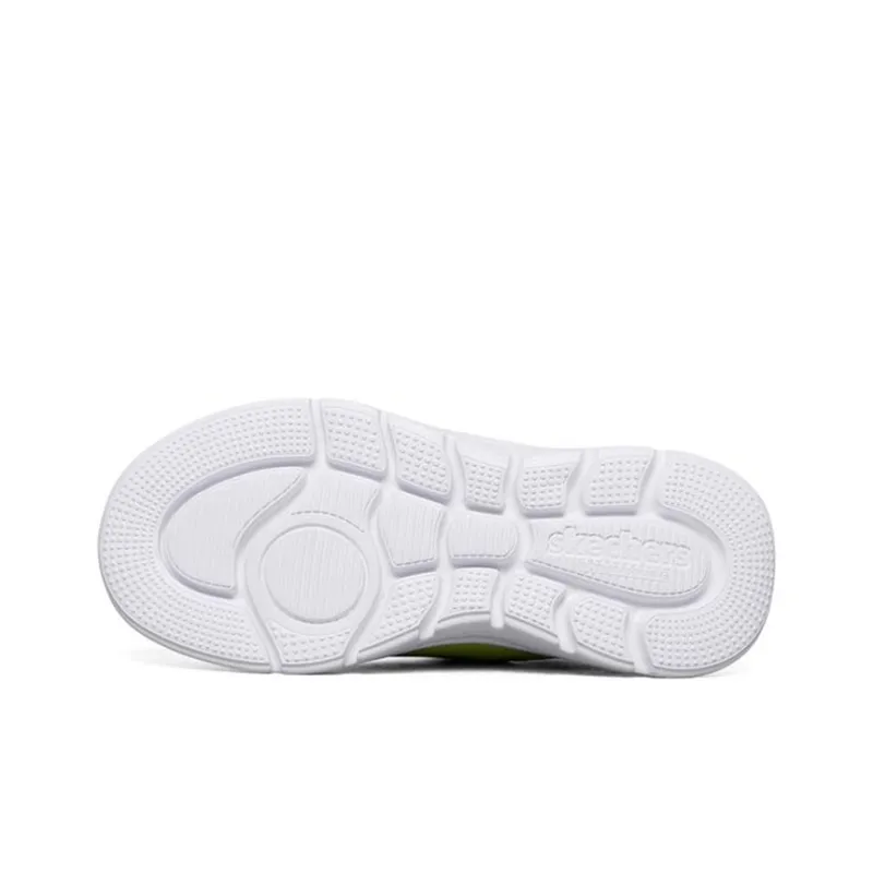 Skechers Comfy Flex 2.0 Slip Resistant Cushioning Abrasion Resistant Kids Lifestyle Shoes Lemon Teenagers-4