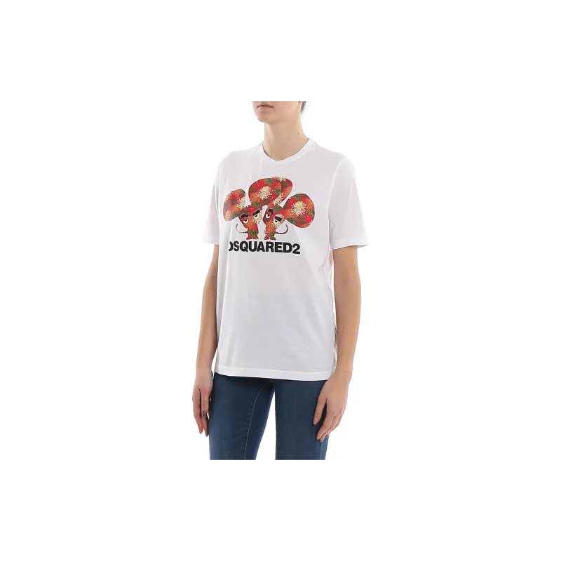 DSQUARED 2 T Shirts Women's White-4