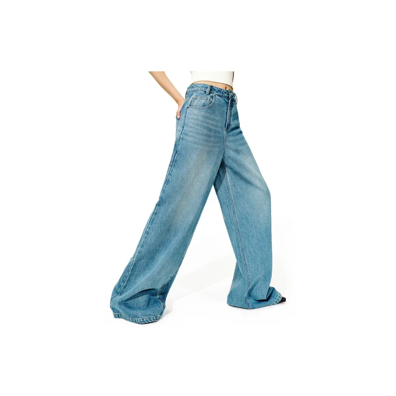 CALVINLUO FW24 Jeans 009 Women's Light Blue-4