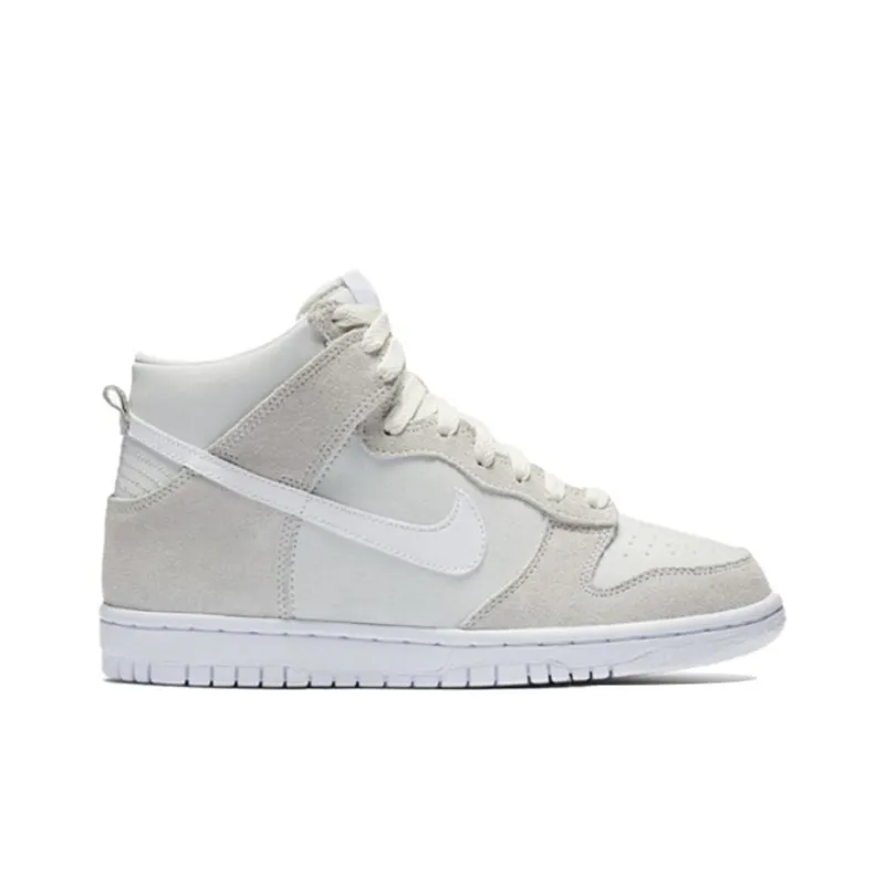 Nike Dunk High 1985 Abrasion Resistant High Top Kids' Skateboarding Shoes Ecru Teenagers-1