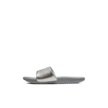 Nike Kawa EVA Slip Resistant Breathable Kids' Slippers Silver Gray Kids'