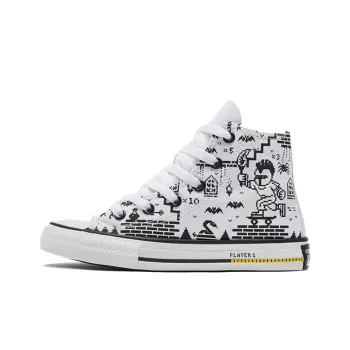 Converse Chuck Taylor All Star High GS 'Gamer Print   White'