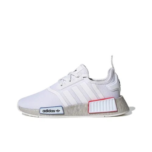 Adidas NMD_R1 Refined Big Kid 'White Grey'