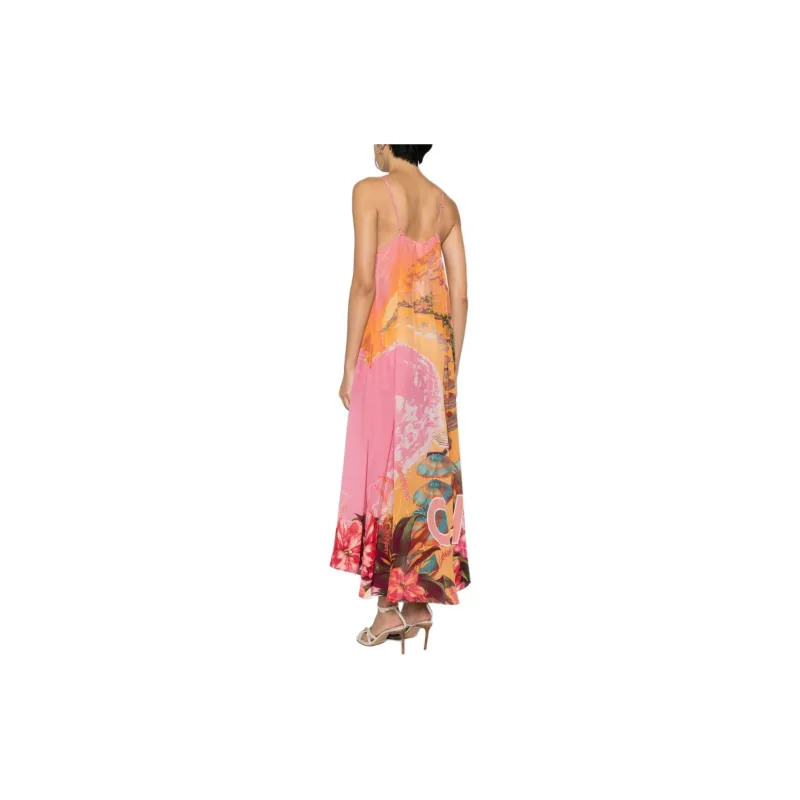Camilla Capri Me Silk Halterneck Dress-2