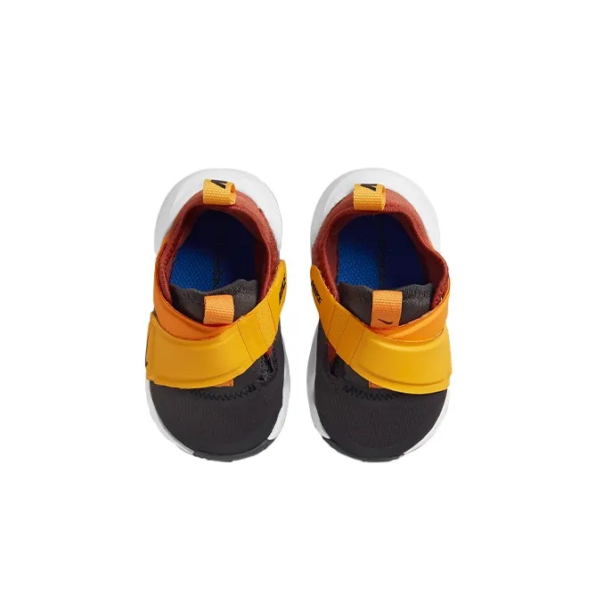 Nike Flex Advance Hook and Loop Low Top Toddler Shoes Gray Orange Infant And Toddler-3