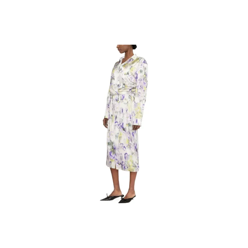 OFF-WHITE Floral-print Dress-2