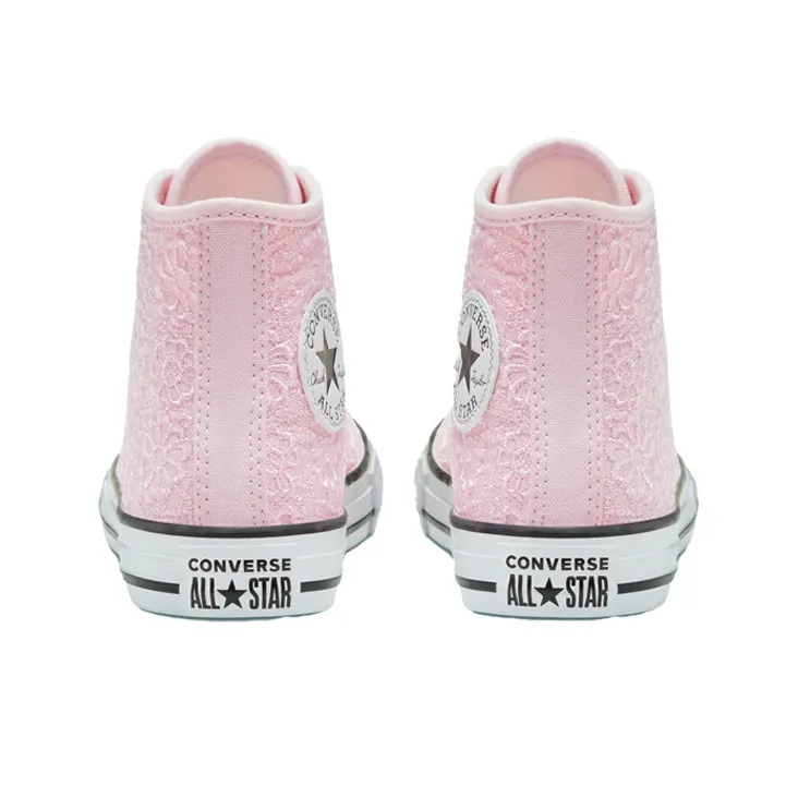 Converse Chuck Taylor All Star Slip Resistant High Top Kids Canvas Shoes Pink Teenagers-3