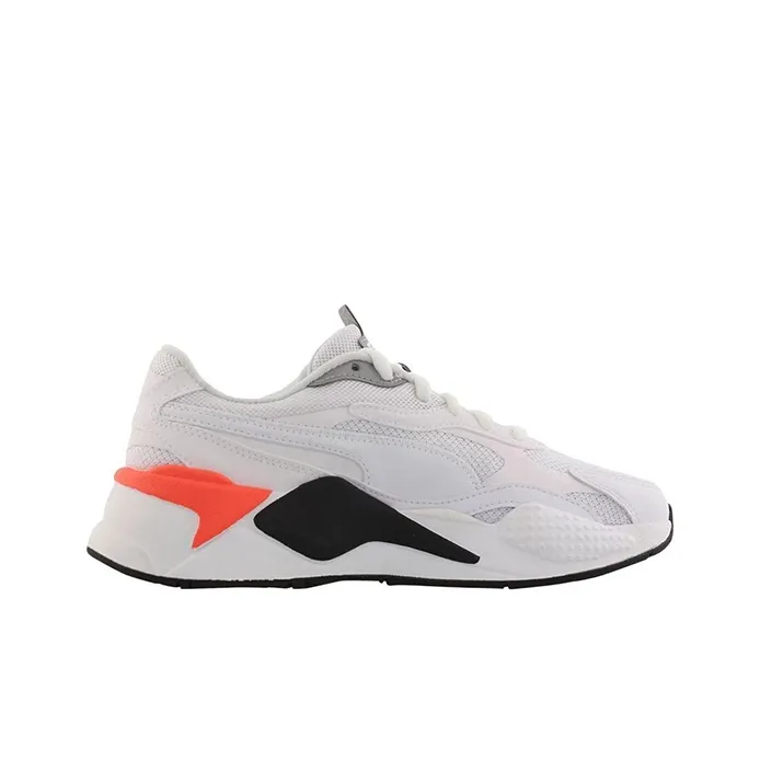 PUMA RS X3 Render Wear Resistant Kids Lifestyle Shoes White Teenagers-1