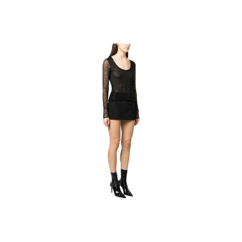 Blumarine T Shirts Women's Black-3