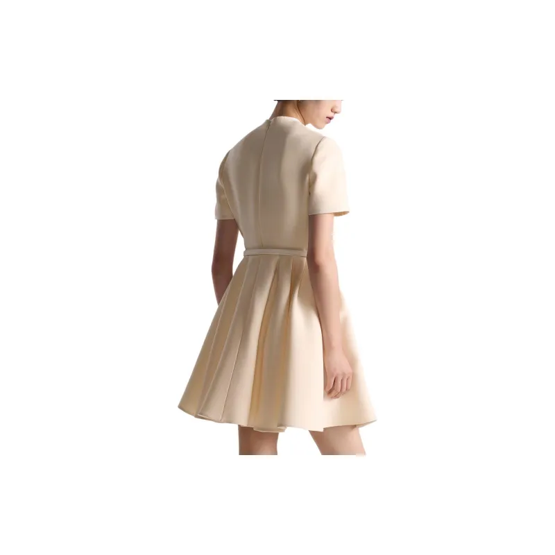 DIOR Belted Short-Sleeved Dress-2