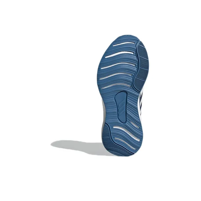 Adidas Fortarun Lace Running J Wear-Resistant Low-Top Athletic Shoes Blue White Kids'-5