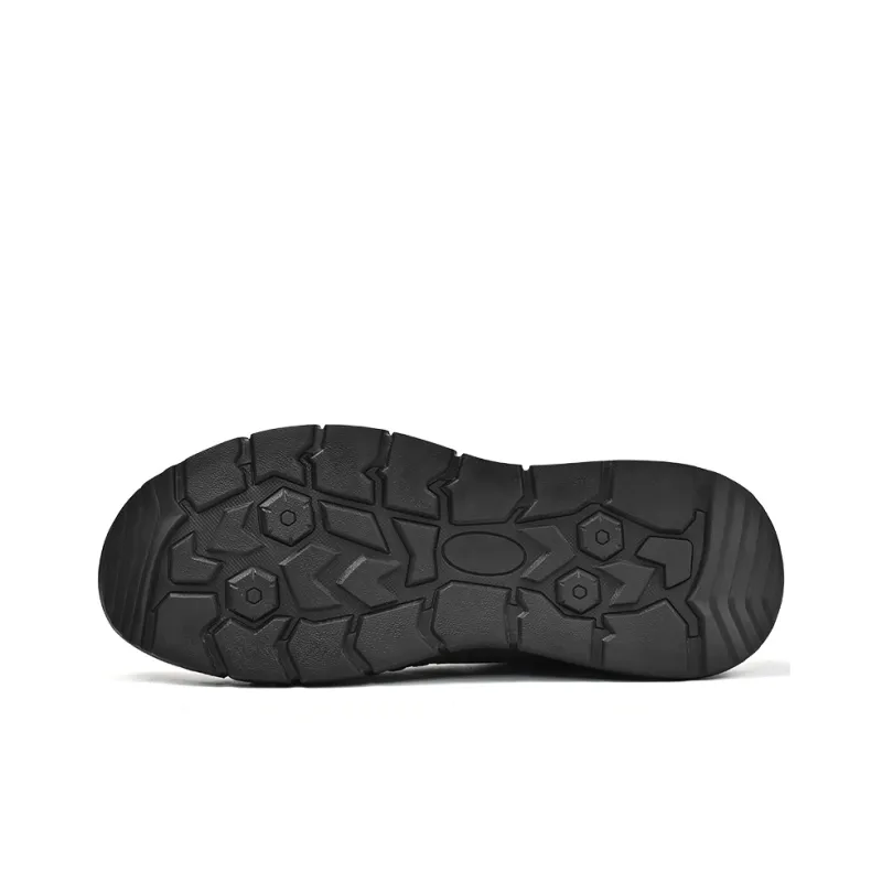 Laoks Men's Casual Shoes Men Low Top Khaki/Black-9