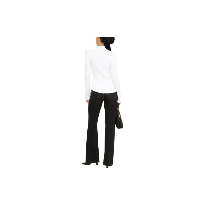 BALMAIN FW22 Sweater Women's White-2