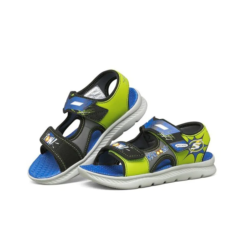 Skechers Sandal Green Black Teenagers-2