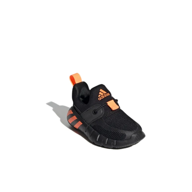 Adidas Rapidazen I Breathable Low Top Toddler Shoes Black Orange Infant And Toddler-2