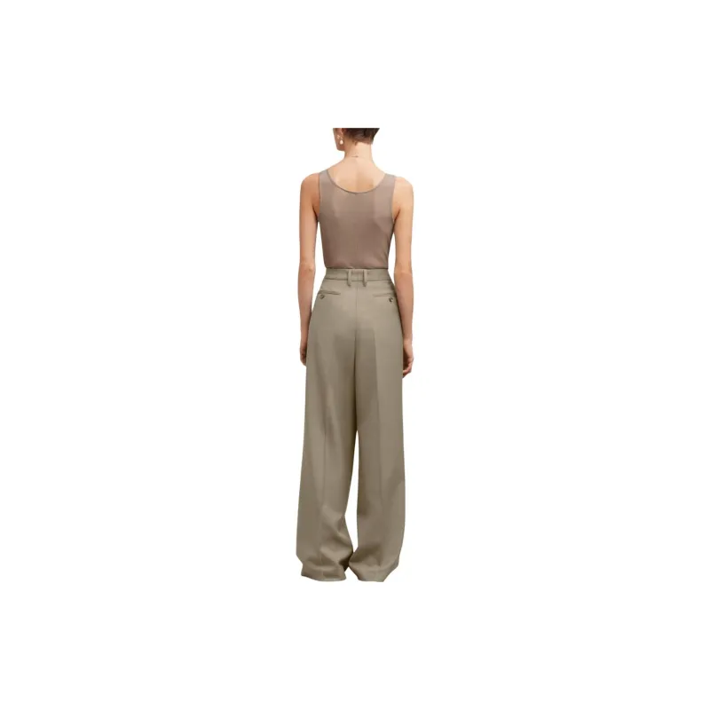 Ami Paris Straight Leg Tailored Trousers-3