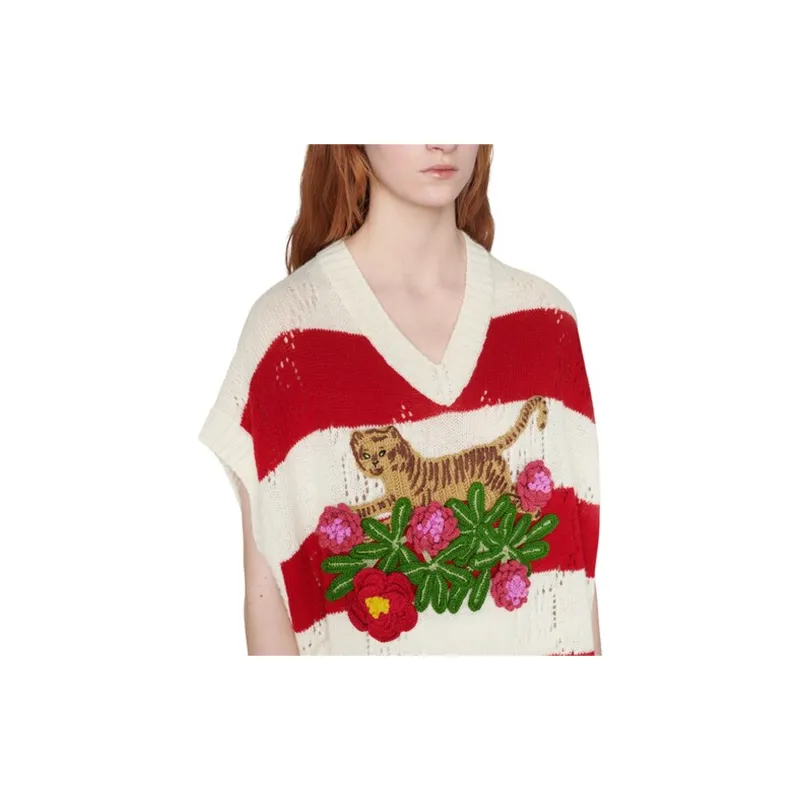 GUCCI Vests Women's Red-4