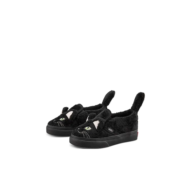 Vans Slip-On   Velcro Toddler 'Cat'-1