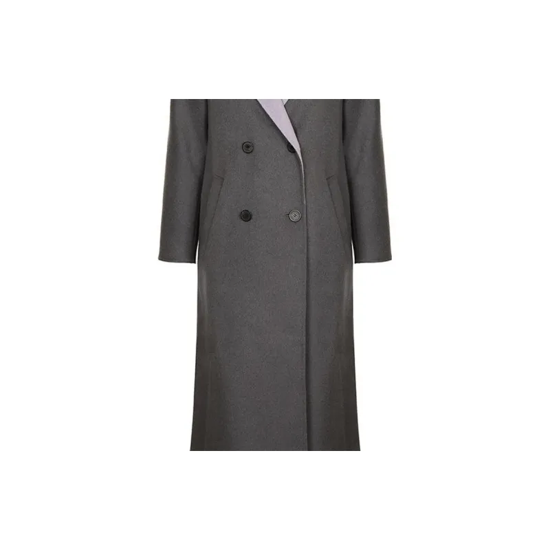 EMPORIO ARMANI Coats Women's Gray Blue-3